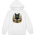 Cat For Women Book Lover Cute Cat And Book Unisex Hoodie