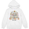 Chapter 10 Years Old 10th Birthday Wildflower Book Lover Unisex Hoodie