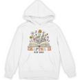 Chapter 12 Years Old 12th Birthday Wildflower Book Lover Unisex Hoodie Chapter 12 Years Old 12th Birthday Wildflower Book Lover Unisex Hoodie