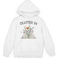 Chapter 24 Book Lovers & Readers 24th Birthday Wildflowers Unisex Hoodie