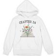 Chapter 34 Book Lovers & Readers 34th Birthday Wildflowers Premium Tri-Blend Unisex Hoodie