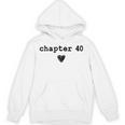 Chapter 40 Book Lovers Readers & Authors 40th Birthday Unisex Hoodie