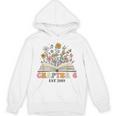Chapter 6 Years Old 6th Birthday Wildflower Book Lover Unisex Hoodie Chapter 6 Years Old 6th Birthday Wildflower Book Lover Unisex Hoodie