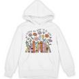 I Closed My Book To Be Here Floral Bookworm Reading Unisex Hoodie