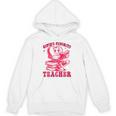 Cupid's Favorite Teacher Valentines Day Heart Book Lover Unisex Hoodie