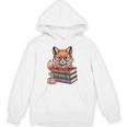 Cute Nerdy Fox Read Books Be Kind Stay Weird Book Club Premium Tri-Blend Unisex Hoodie