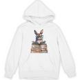 Cute Reading Bunny With Glasses Books Bookworm Reader Book Premium Tri-Blend Unisex Hoodie Cute Reading Bunny With Glasses Books Bookworm Reader Book Premium Tri-Blend Unisex Hoodie