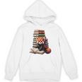 Cute Red Panda Reading Book Animal Bookworm Unisex Hoodie