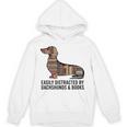 Dachshund Dog Dachshund Decor Books Nerds Dachshund Unisex Hoodie