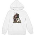 Dog Book Flower Unisex Hoodie Dog Book Flower Unisex Hoodie