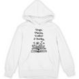 Dogs Plants Coffee Books Book Lover Dog Lover Reading Unisex Hoodie