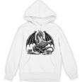 Dragon Reading Book Bookworm Books Dragon Learning Unisex Hoodie