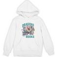 Easily Distracted By Dragons And Books Bookworm Unisex Hoodie Easily Distracted By Dragons And Books Bookworm Unisex Hoodie