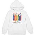 Equality Hurts No One LGBTQ Pride Books And Flowers Unisex Hoodie Equality Hurts No One LGBTQ Pride Books And Flowers Unisex Hoodie