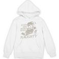 Even Her Books Were Naughty Santa Reading Christmas Unisex Hoodie