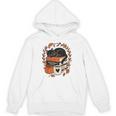 Fall Book Teacher Cat Books Halloween Autumn Librarian Unisex Hoodie