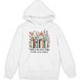 Floral Book There's No Such Thing As Too Many Book Lover Unisex Hoodie Floral Book There's No Such Thing As Too Many Book Lover Unisex Hoodie