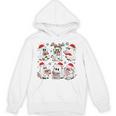 Ghost Book Reading Christmas Books Lover Teacher Kids Unisex Hoodie