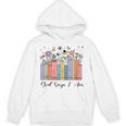 God Says I Am Floral Book Cute Christian Girl Teen Religious Unisex Hoodie