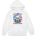A Good Day To Read a Book Reading Eagle With American Flag Unisex Hoodie