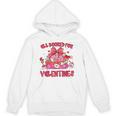 Groovy All Booked For Valentines Books Pink Coquette Bow Unisex Hoodie Groovy All Booked For Valentines Books Pink Coquette Bow Unisex Hoodie
