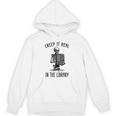 Halloween Skeleton Pun Book Lover Library Joke Unisex Hoodie