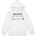 Home Stead School Grown Flowers Book Chicken Unisex Hoodie