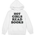 Hot Girls Read Books Lover Bookworm Librarian Book Reading Unisex Hoodie