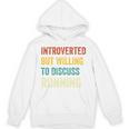 Introverted But Willing To Discuss Running Hobby Unisex Hoodie Introverted But Willing To Discuss Running Hobby Unisex Hoodie