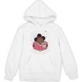 Just A Girl Who Loves Books Cute African American Afro Unisex Hoodie Just A Girl Who Loves Books Cute African American Afro Unisex Hoodie