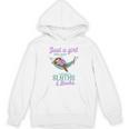 Just a Girl Who Loves Sloths And Books Unisex Hoodie