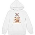 Just One More Chapter Book Lovers Floral Unisex Hoodie