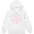 Just One More Chapter Bookish Book Reading Bright Hot Pink Unisex Hoodie