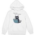 Just One More Chapter Bookworm Cat Book Lover Unisex Hoodie