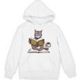 Life Is Better With Cats Coffee Books Cat Reading Book Unisex Hoodie Life Is Better With Cats Coffee Books Cat Reading Book Unisex Hoodie