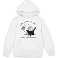 Life Is Better With Yarn Cats And Books Unisex Hoodie Life Is Better With Yarn Cats And Books Unisex Hoodie