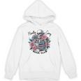 Morally Grey Skeleton Reading Smut Smutty Spicy Books Lover Unisex Hoodie