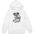 Nerdy Schnauzer Dog Book Lover Glasses Cute Pet For Men Women Kids Unisex Hoodie