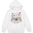 a New Chapter Begins Retired 2025 Floral Book Retirement Unisex Hoodie