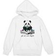 Panda Reading Chapter Books Unisex Hoodie