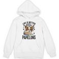 Papillon Dog Breed Life Is Better With Books And Papillons Unisex Hoodie