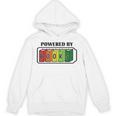 Powered By Books Bookworm Librarian Reading Unisex Hoodie