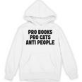 PRO Books PRO Cats Anti People Unisex Hoodie