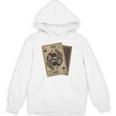 Queen Of Books Playing Card Aesthetic For Book Lovers Premium Tri-Blend Unisex Hoodie