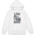 Racoon Reading Spicy Smutty Book Booktok I Read Trashy Books Unisex Hoodie