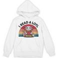 I Read Alotl Axolotl Retro Reading Books Lover Vintage Unisex Hoodie I Read Alotl Axolotl Retro Reading Books Lover Vintage Unisex Hoodie