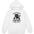 Read Banned Books Drink Coffee Fight Evil Retro Cat Unisex Hoodie Read Banned Books Drink Coffee Fight Evil Retro Cat Unisex Hoodie
