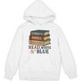 Read Blue Liberty Books July 4th Independence Unisex Hoodie