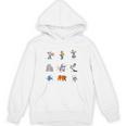 Read Book Characters I Can Do Hard Things Back To School Unisex Hoodie