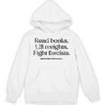 Read Books Lift Weights Fight Fascists Vintage Unisex Hoodie